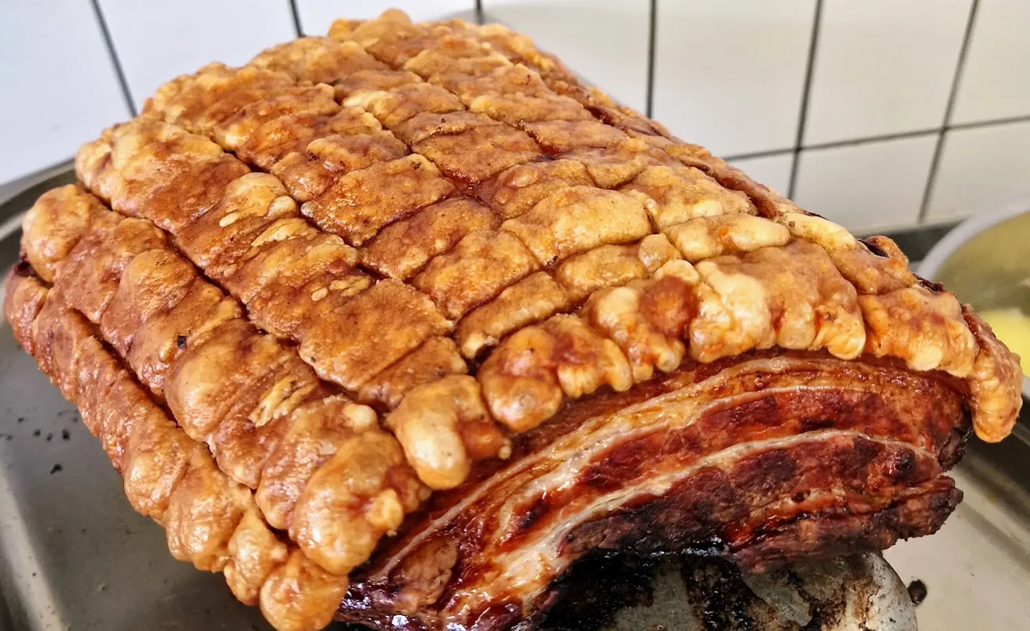 Gemeindezentrum Fessenheim Schweinebraten vom Grill